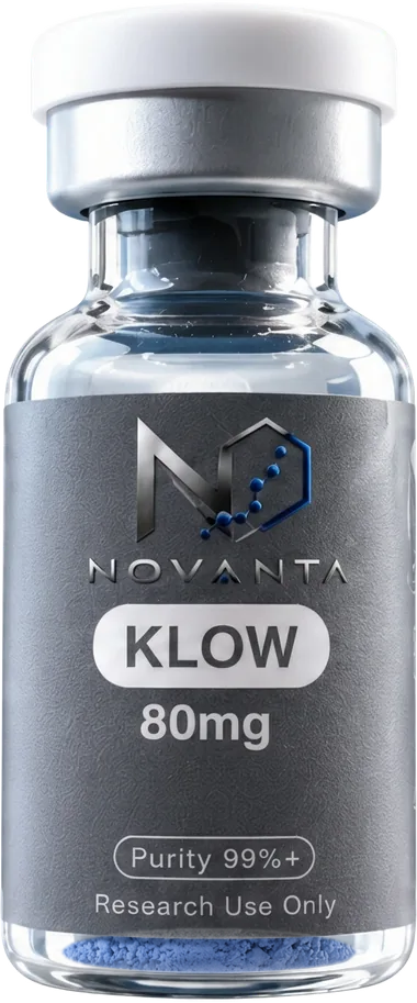 Novanta KLOW research peptide vial