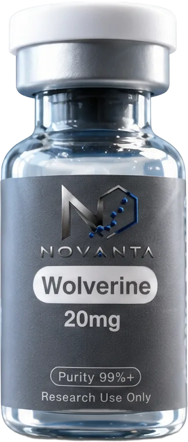 Novanta Wolverine research peptide vial